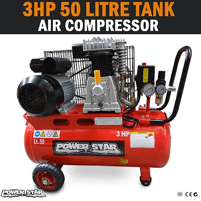 Belt Driven 3 Horse Power 12CFM Air Compressor Portable 300L/min Aircompressor • $520