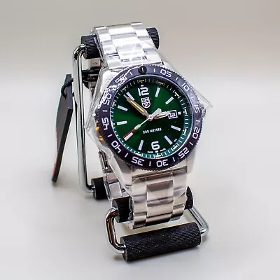 Men's Luminox Pacific Diver Stainless Steel Green Dial Dive Watch 3137 • $479