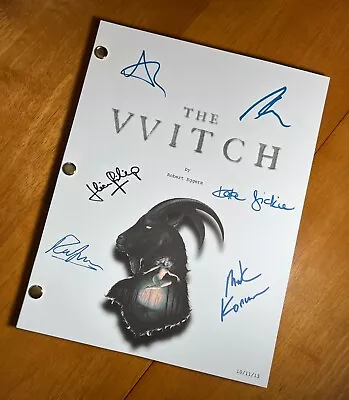The Witch Script Signed- Autograph Reprints- 106 Pages- The VVitch • $24.99