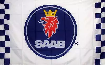 Saab Checkered  3' X 5' Flag • $22.95