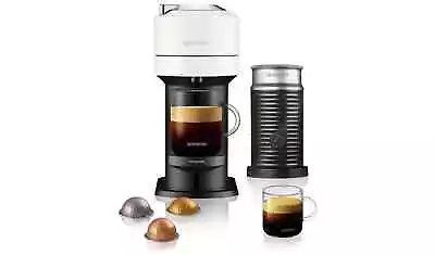 NESPRESSO By Magimix Vertuo Next Coffee Machine With Aeroccino Frother (White) • £89.99