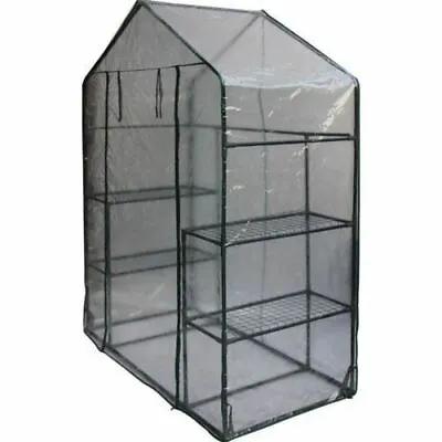 £15.99 • Buy New Walk In Greenhouse Cover Replacement Spare Clear Pvc Only For Garden Grow