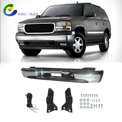 Chrome Rear Bumper Assembly Fit For 2000-2006 Chevy Tahoe Suburban Yukon XL 1500 • $151.66