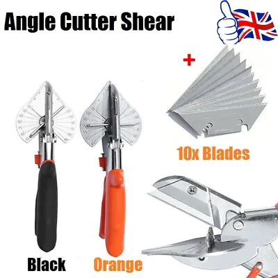 Multi Angle Cutter Mitre Shears Gasket Cutter Trim Bead Snips Steel Blade Tools- • £6.49