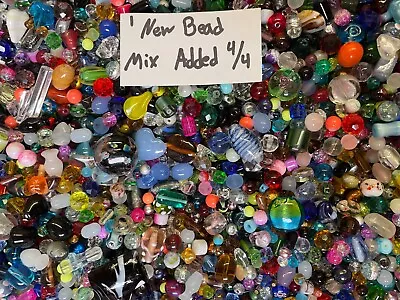 *~200~💕Piece Glass Loose Beads*7oz+ Bulk Mixed Lot #1 Craft Jewelry!!!😀 • $17.98