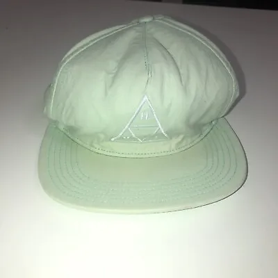 $5.99 • Buy HUF Customade Headwear SnapBack Cap Hat Adjustable Mint Green Triangle Logo