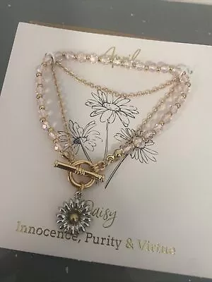 Avon April Birthday Daisy Bracelet Jewellery NEW Gift Present Women Girls • £3.99