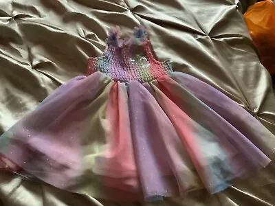 Baby Girl Pretty Rainbow Dress 9-12 Months • £3.75