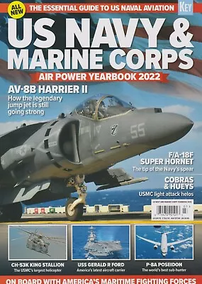 US Navy & Marine Corps Air Power Yearbook (Key 2022) Naval Aviation • $26.25