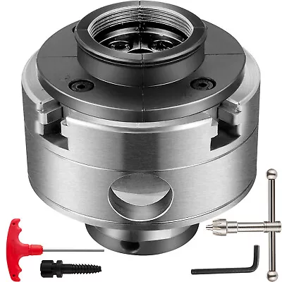 VEVOR 3.75  4-Jaw Self-Centering Wood Lathe Chuck Set With 1-Inch X 8TPI Thread • $65.59