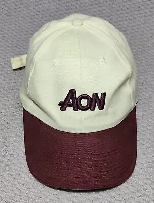 Le Mans 2002 AON Cap Cream / Burgundy • £4.50