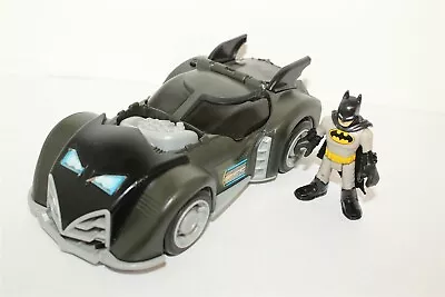 Imaginext DC Super Friends Batmobile Vehicle & Batman Figure Mattel 2013 #CMY56 • $14.99