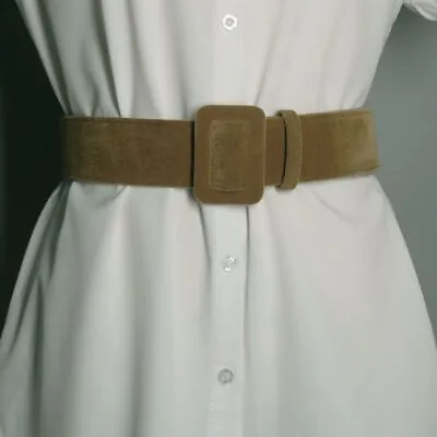 Women Velvet Wide Belt Cinch Corset Waistband High Waist Belts For Dress Vintage • $11.80