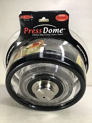 $15.99 • Buy Chef Concepts Vacuum Food Sealer Containers Press Dome Air Tight 2 Piece Set