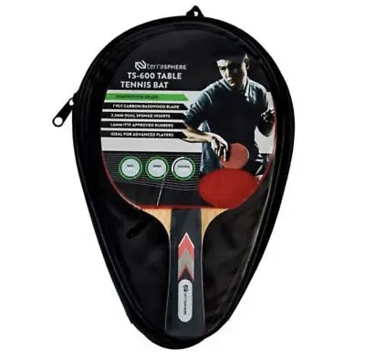 $57.95 • Buy Brand New Terrasphere TS-600 Table Tennis Bat - Case Included