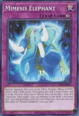 Yugioh! Mimesis Elephant - OP20-EN026 - Common - Unlimited Edition Near Mint En • $0.99