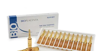 Risfort Ampoules Bio Placenta Anti-Hair Loss Treatment 12 X 10 Ml • £30.55