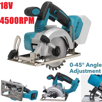 5inch Circular Saw Hand Cordless Circular Saw Multi-Purpose Cutting For Makita • £47.49