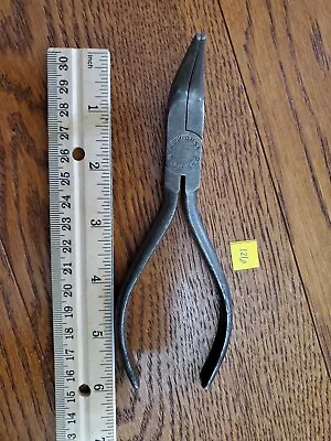 Vintage H. BOKER USA 5388-6 6” Bent Needle Nose Pliers Tool • $11.99