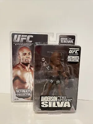 UFC Round 5 Anderson “The Spider” Silva Ultimate Collector Series 3 Figure 2010 • $19.99