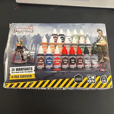 RETURNS The Army Painter Zombicide 2nd Edition Paint Set For Miniature Painting • $44.15