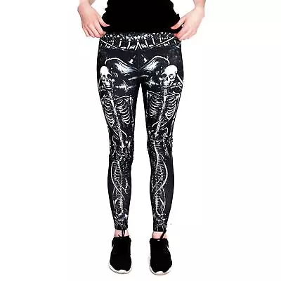 £17.54 • Buy Cosey Ladies Leggings Comfortable One Size Halloween Mermaid Skeleton
