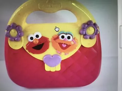 SESAME STREET MATTEL Elmo & Zoe Pink HARD PLASTIC TOY GIRL'S PURSE • $9.99