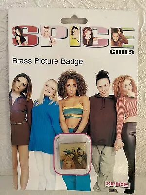 £9.99 • Buy Spice Girls Official Merchandise - Brass Picture Lapel Pin Badge  From 1997 New