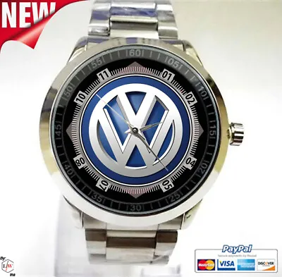 NEW!!! VW Herbie Logo Custom Unisex Adult Metal Wristwatches Special For Gift • $23.99