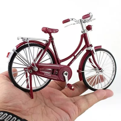 1pcs 1:10 Mini Alloy Model Bicycle Diecast Metal Finger Mountain Racing Bike • $12.60