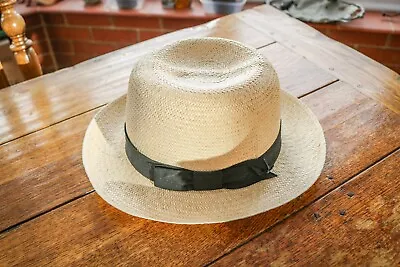 Vintage - Trilby Fedora - Walkers Hat - Festival - Hippy - Boho - Rare - 6 3/4 • £14.99