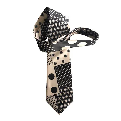 Stanley Ipkiss Dotted Silk Necktie The Mask Movie Neck Tie Jim Carrey Costume • $24.15