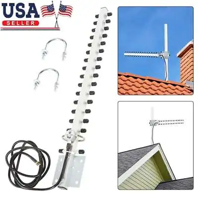 2.4GHz Yagi WiFi Antenna 25dBi Outdoor Directional Signal For Wireless Router • $14.89