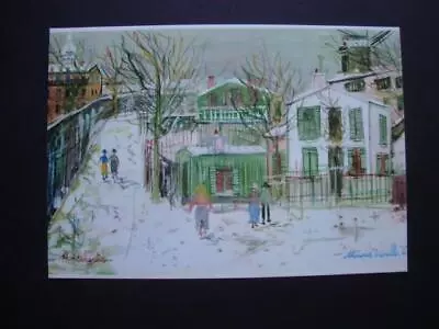 Railfans2 343) The  Maquis  Le Maquis De Montmartre Artwork By Maurice Utrillo • $5.95