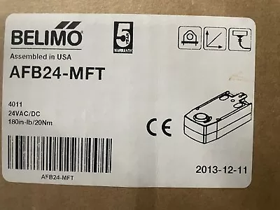 Belimo AFB24-MFT Damper Actuator 180 In-lb 20 Nm AC/DC 24V - NEW IN BOX!! • $100