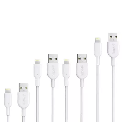 Anker Powerline Ii Usb-a Cable Apple Connector 4 Pack Combo For Apple. • $31.30