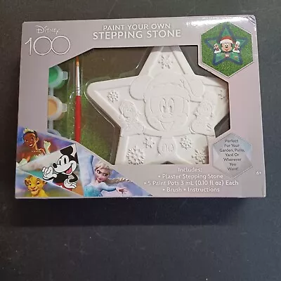 Disney 100 Paint Your Own Stepping Stone Christmas Star Mickey Mouse  • $5