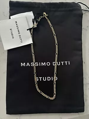 BNWT Massimo Dutti Classic Chain Affect Necklace Chanel • £20