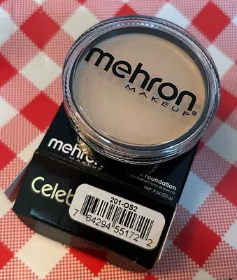 New In Box Mehron Hd Celebre Pro Cream Foundation  (os2 Light Olive) I38b6 • $7.99