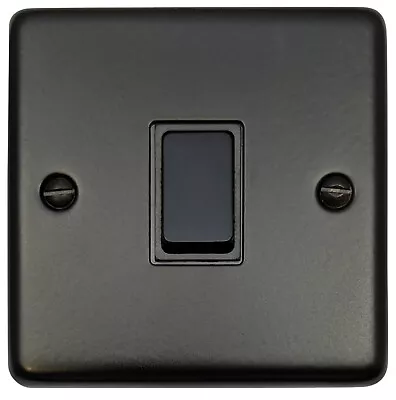 £13.10 • Buy G&H Contour Matt Black Light Switches & Plug Sockets