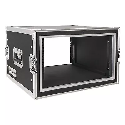 Sound Town Shock Mount 6U Plywood Rack Case W/ 21  Rackable Depth (STRC-SP6U) • $280.49