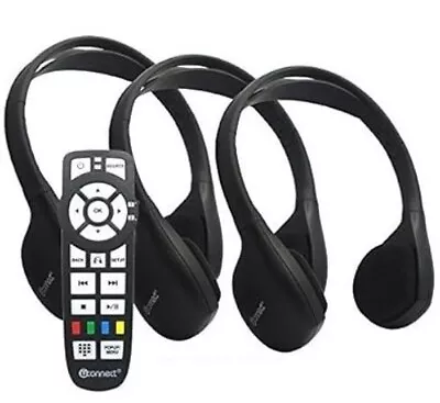 3 Headphones Headsets UConnect Wireless + Dvd Remote Town & Country Caravan NEW • $159.99