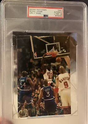 Michael Jordan 1995 Type 1 Photo DUNK PSA • $299