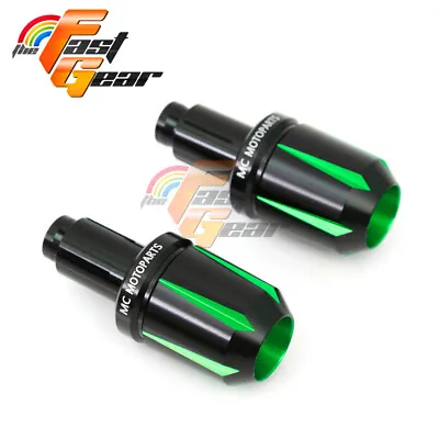 GREEN CNC Bar End Sliders Tforce For Kawasaki NINJA 250 R 08-16 15 14 13 12 11 • $37.17