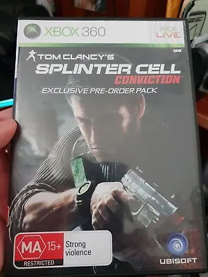 The Making Of Tom Clancy's Splinter Cell Conviction DVD - Microsoft  XBOX 360  • $19.99