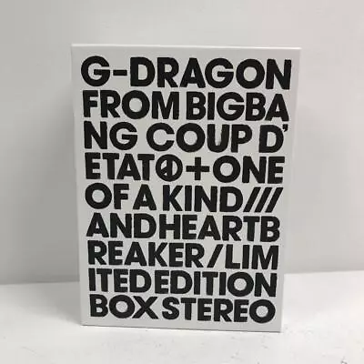 G-DRAGON COUP D'ETAT+ONE OF A KIND&HEARTBREAKER 2CD+DVD Limited Edition • $106.95