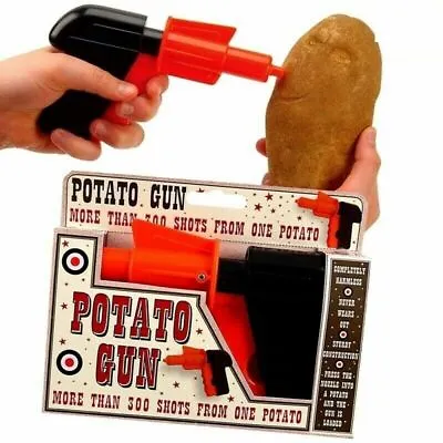 Classic Potato Spud Toy Gun For Kids Birthday Party Bag Filler Children's Gift  • £115.99