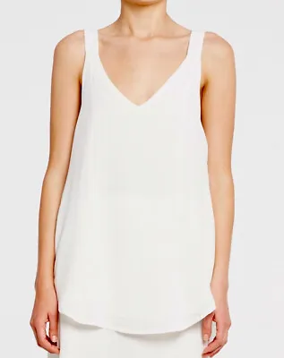 Ladies ZULU & ZEPHYR White Breeze Cami Top. Size 10. NWT $120 • $29.95