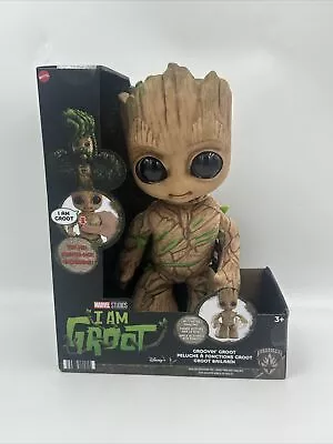 Mattel Marvel I Am Groot Groovin Groot Plush *Sound Activated Dancing* • $29.99