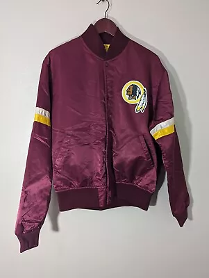 Vintage Made In USA NFL Washington Redskins Starter Satin Jacket Size Large • $109.99